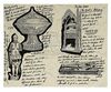 Lot # 779: INDIANA JONES & THE LAST CRUSADE (1989) - Production-Made "Knight's Catacombs" Grail Diary Page