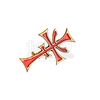 Lot # 782: INDIANA JONES & THE LAST CRUSADE (1989) - Production-made Brotherhood of Cruciform Sword Cross Pin