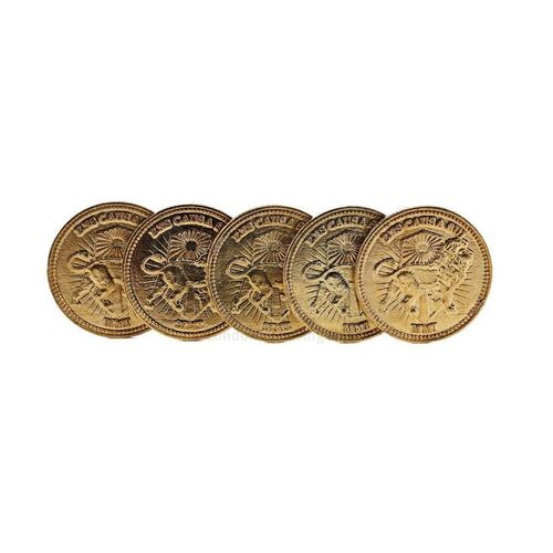 Lot # 799: JOHN WICK: CHAPTER 3 - PARABELLUM (2019) - Five High Table Currency Coins