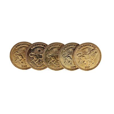 Lot # 799: JOHN WICK: CHAPTER 3 - PARABELLUM (2019) - Five High Table Currency Coins