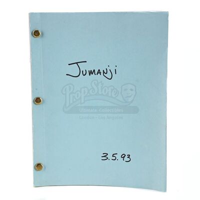 Lot # 808: JUMANJI (1995) - Industrial Light & Magic (ILM) Script