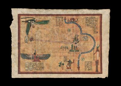 Lot # 903: MUMMY, THE (1999) - Map of Hamunaptra