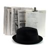 Lot # 935: ONE NIGHT IN MIAMI (2020) - Malcolm X's (Kingsley Ben-Adir) Hat, Newspapers and Manuscript