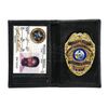 Lot # 945: OUT OF TIME (2003) - Mathius Whitlock's (Denzel Washington) Police Badge and Photo ID Wallet