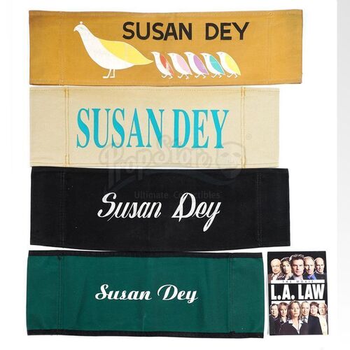Lot # 951: THE PARTRIDGE FAMILY (T.V. SERIES 1970 - 1974) - Four Susan Dey Chairbacks Including The Partridge Family, L.A. Law: The Movie