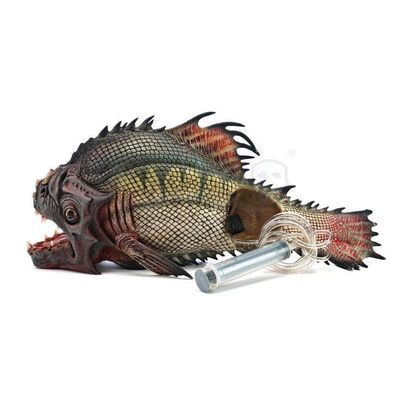 Lot # 955: PIRANHA 3DD (2012) - Biting Piranha Hand Puppet with Soft Teeth
