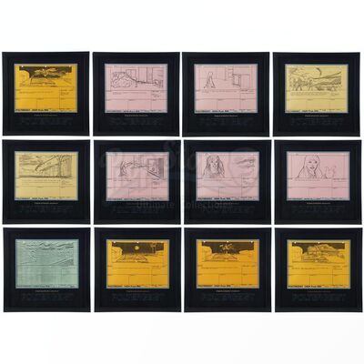 Lot # 970: POLTERGEIST (1982) - Original Production Framed Storyboards