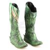 Lot # 973: POWER RANGERS (2017) - Pair of Rita Repulsa's Corrupted Green Power Boots