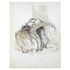 Lot # 1000: RON COBB ARTWORK - Hand-Drawn Ron Cobb Alien Illustration