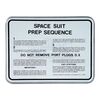Lot # 1086: STAR TREK: THE MOTION PICTURE (1979) - Space Suit Prep Sequence Sign