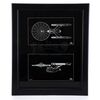 Lot # 1087: STAR TREK: THE MOTION PICTURE (1979) - Framed Enterprise Graphic Computer Panel