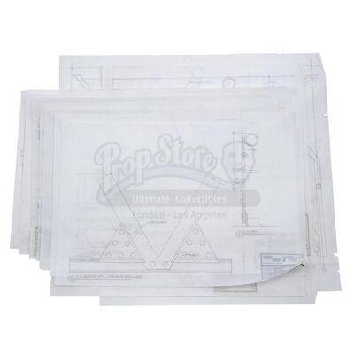 Lot # 1093: STAR TREK VI: THE UNDISCOVERED COUNTRY (1991) - Nine Original Blueprints