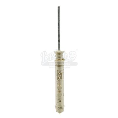 Lot # 1128: STAR WARS - EP II - ATTACK OF THE CLONES (2002) - Adi Gallia's (Gin Clarke) Production-Made Lightsaber with Threaded Rod