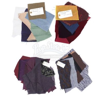 Lot # 1141: STAR WARS: PREQUEL TRILOGY - Set of Supporting Characters' Wardrobe Fabric Swatches