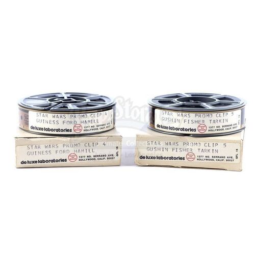 Lot # 1157: STAR WARS - EP IV - A NEW HOPE (1977) - Pair of 16mm TV Promo Reels