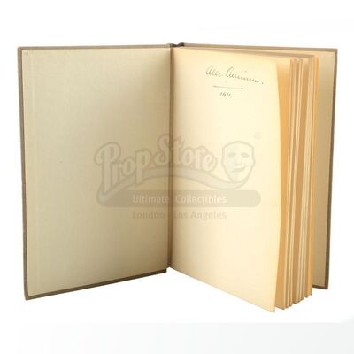 Lot # 1160: STAR WARS: ORIGINAL TRILOGY - Alec Guinness-Owned and Signed Book