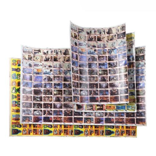 Lot # 1224: STAR WARS - EP V - THE EMPIRE STRIKES BACK (1980) - Topps Complete Uncut Trading Cards and Stickers Sheets