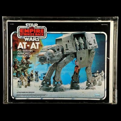 Lot # 1226: STAR WARS - EP V - THE EMPIRE STRIKES BACK (1980) - AT-AT Vehicle (With Moving Label) CAS 75+
