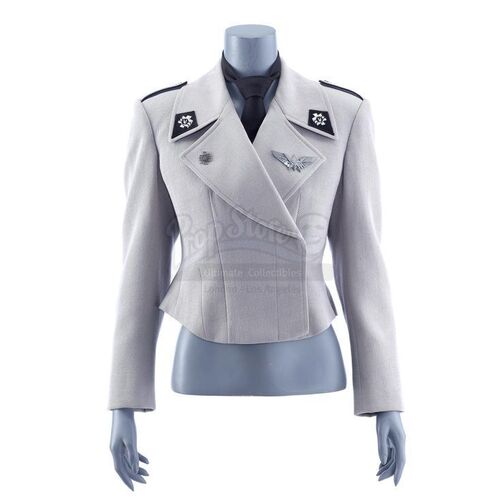 Lot # 1243: STARSHIP TROOPERS (1997) - Stunt Carmen Ibanez (Denise Richards) UCF Fleet Jacket and Tie