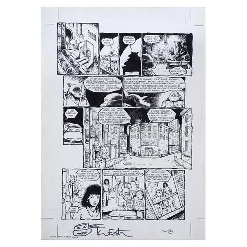 Lot # 1278: TEENAGE MUTANT NINJA TURTLES (1990) - Teenage Mutant Ninja Turtles: The Movie No. 1, Page 12 by Kevin Eastman