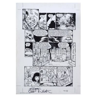 Lot # 1278: TEENAGE MUTANT NINJA TURTLES (1990) - Teenage Mutant Ninja Turtles: The Movie No. 1, Page 12 by Kevin Eastman
