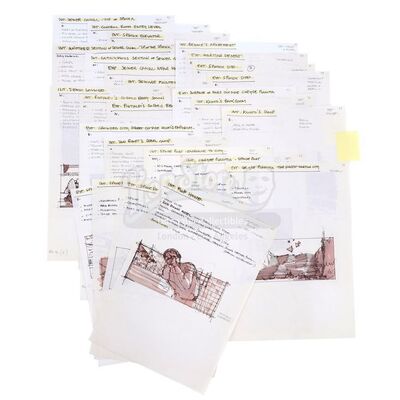 Lot # 1301: TOTAL RECALL (1990) - Hand-Drawn Storyboards