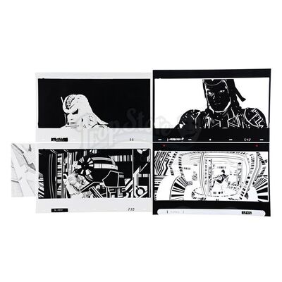 Lot # 1308: TRON (1982) - Kodaliths and Negatives with Storyboard