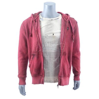 Lot # 1340: WARM BODIES (2013) - R's (Nicholas Hoult) Distressed Costume Components