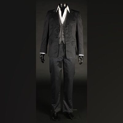 Alexander Grayson (Jonathan Rhys Meyers) Grey Suit with Tartan Waistcoat