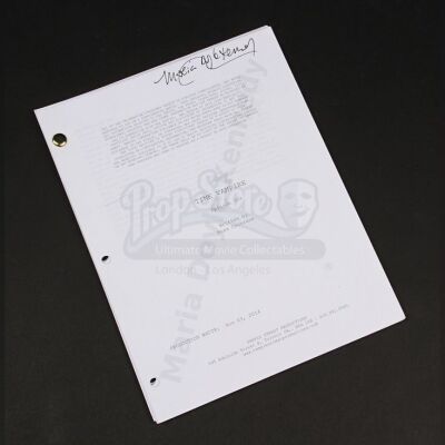ORPHAN BLACK - Maria Doyle Kennedy's Autographed Production-Used Script - Episode 3.04 'Newer Elements of Our Defense'