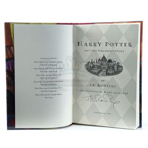 Lot # 105: HARRY POTTER FRANCHISE (1997 - 2007) - J.K. Rowling-Signed Limited Edition Hardcover Boxed Set