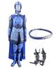 Lot # 13: Blue Crane Corps Lieutenant Silver Detailed Armor