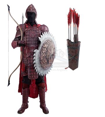 Lot # 23: Red Eagle Corps Soldier Armor with Weapons