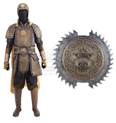 Lot # 32: Gold Tiger Corps Soldier Armor with Shield
