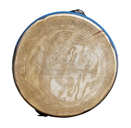 Lot # 43: Blue Crane Drum