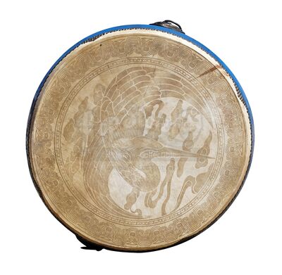 Lot # 43: Blue Crane Drum