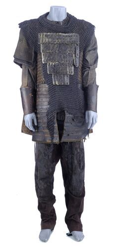 Lot # 111: Tovar's (Pedro Pascal) First Confrontation Cuirass, Shirt, and Pant