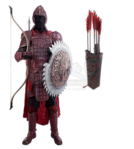 Lot # 116: Red Eagle Corps Soldier Armor with Weapons