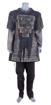 Lot # 206: Tovar's First Confrontation Cuirass, Stunt Shirt and Pant