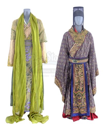 Lot # 255: Emperor Advisor and Palace Lady Ensembles