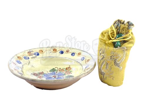 Lot # 314: William's (Matt Damon) Black Powder Gift and Ballard's Black Powder Dish