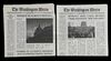 Lot # 4: The Gifted - Set of Two Washington Metro Newspapers