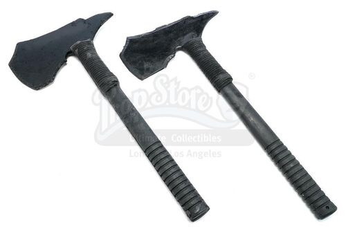 Lot # 22: The Gifted - Pair of Thunderbird's Tomahawks
