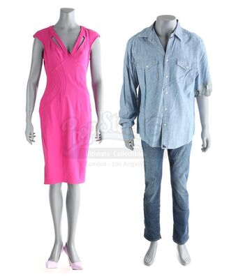 Lot # 23: The Gifted - Reeva Payge's Quinn Maxson Imprisonment Costume and Eclipse's Burnt Costume