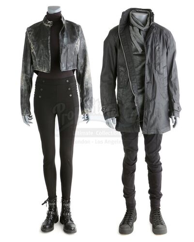 Lot # 25: The Gifted - Twist's Stunt Heist Costume and Andy Strucker's Heist Costume