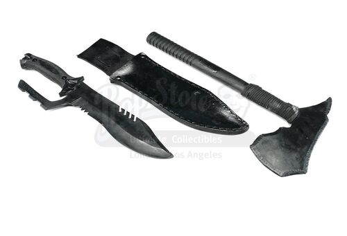Lot # 28: The Gifted - Thunderbird's Tomahawk, Knife, and Sheath