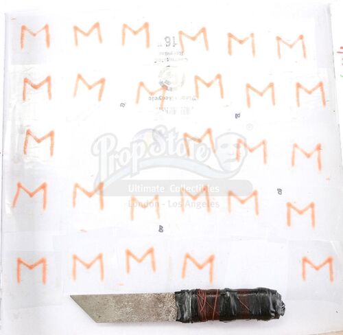 Lot # 36: The Gifted - Morlock Branding Knife with 27 "M" Appliances