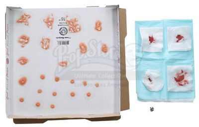 Lot # 38: The Gifted - Set of Thunderbird's Wound Appliances, Bandages, and Birdshot