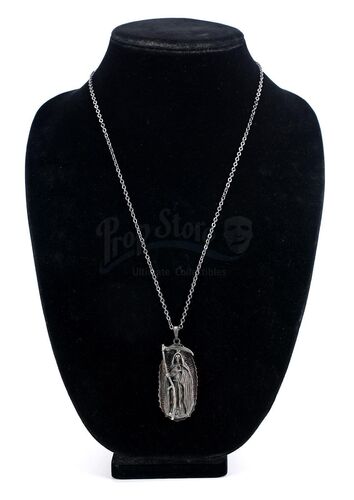 Lot # 39: The Gifted - Eclipse's Hero Santa Muerte Medallion