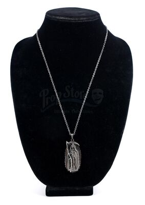 Lot # 39: The Gifted - Eclipse's Hero Santa Muerte Medallion